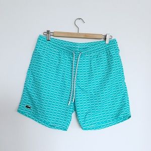 NWT LACOSTE Lined Swim Trunks